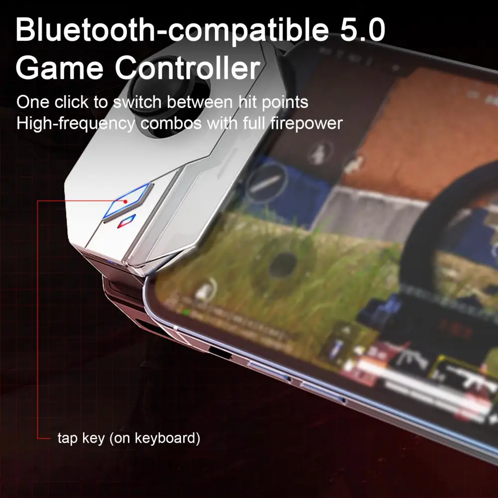 Controlador de jogo 5.0 compatível com Bluetooth, Joystick para telefones celulares, andróide