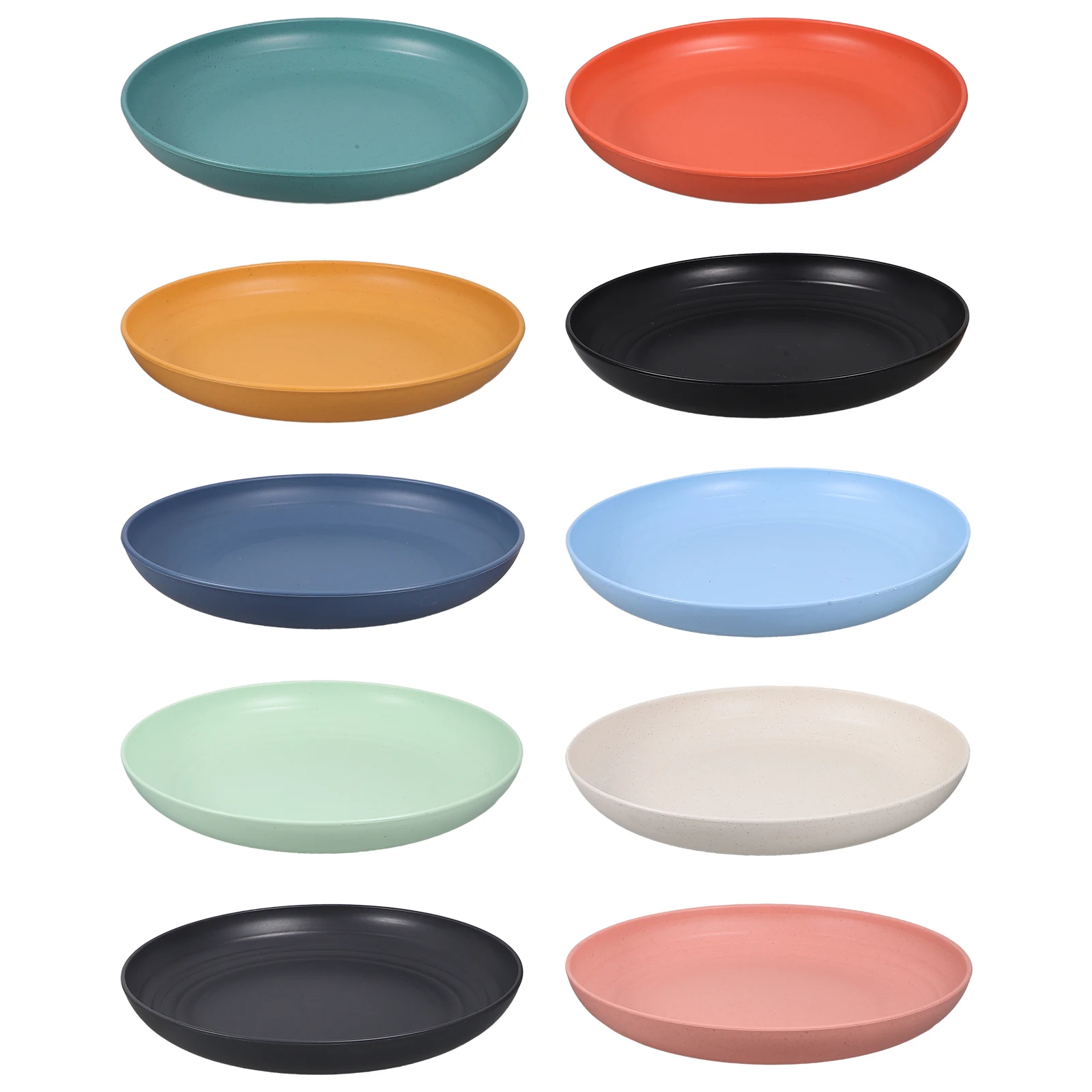 

Slim PP Meal Plate Dinner Plates Kitchen Dessert Reusable Unbreakable Appetizer