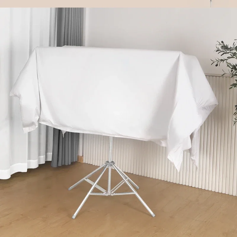 

folding indoor balcony clothes drying rod bedroom cooling hanger invisible drying rack quilt drying artifact