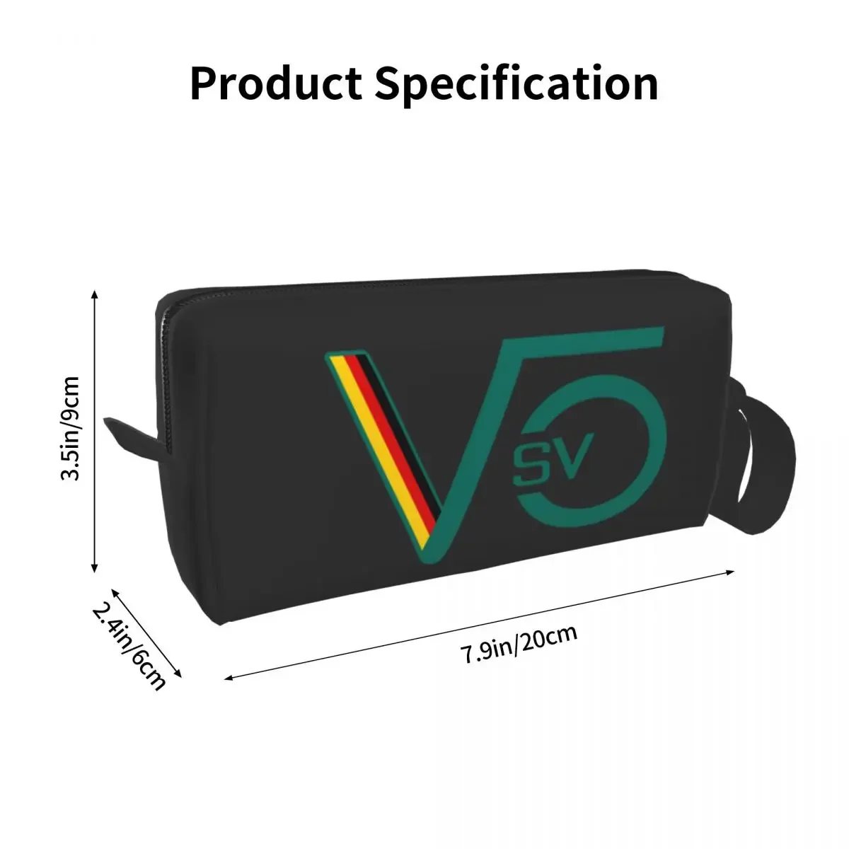 Sebastian Vettel Logo  Makeup Bag Cosmetic Organizer Storage Dopp Kit Toiletry Cosmetic Bag for Women Beauty Travel Pencil Case
