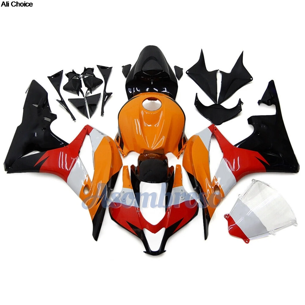 Motorcycle Fairing kit for Honda CBR600RR 2007 2008 CBR 600 RR CBR600 Classic Style Repsol Orange White Red Black Bodywork set