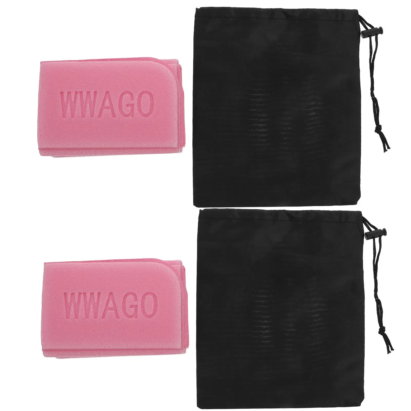 

2 Pcs Pink Foldable Camping Mats Lightweight Portable Beach Picnic Travel Outdoor Activities Cushions High Wear Resistance