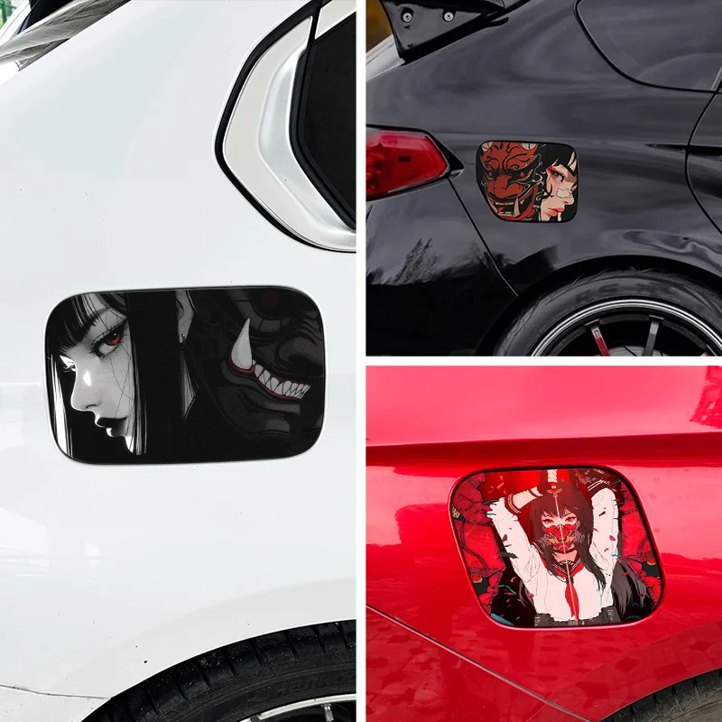 

1PC Anime Girl Car Sticker, Waterproof Vinyl Decal for Car Body, Bumper, Laptop, Multiple Styles