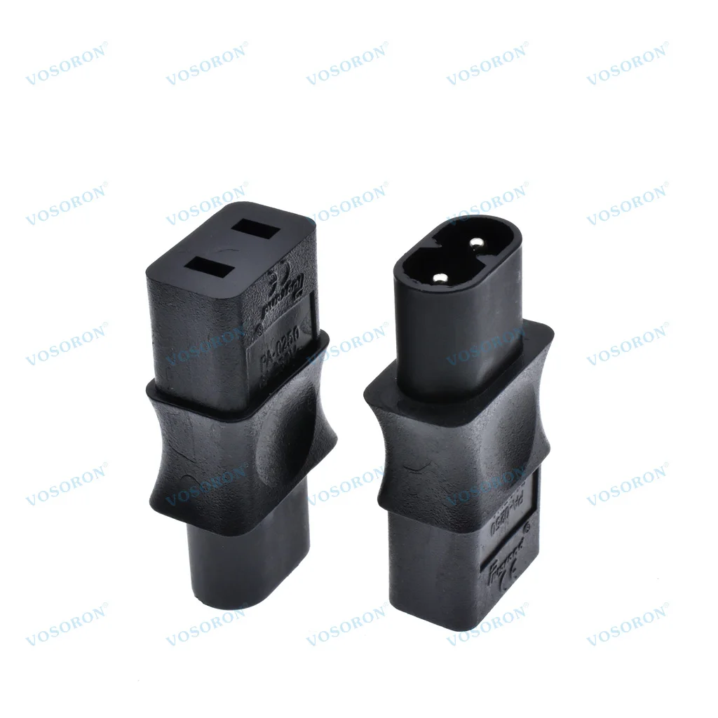 IEC C8 to C9 Power Adapter, IEC 320 C9 Female to C8 Male Converter, Replacement Adapter