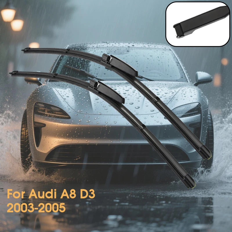 

Щетки стеклоочистителя автомобиля для Audi A8 D3 2003-2005, лобовое стекло, щетки переднего окна 24 "+ 23" автомобильные аксессуары