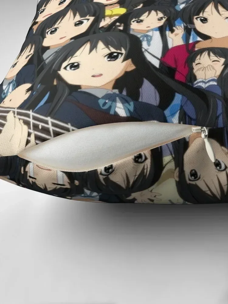 K-On! - Mio Throw Pillow Throw Pillow Throw Pillow Covers