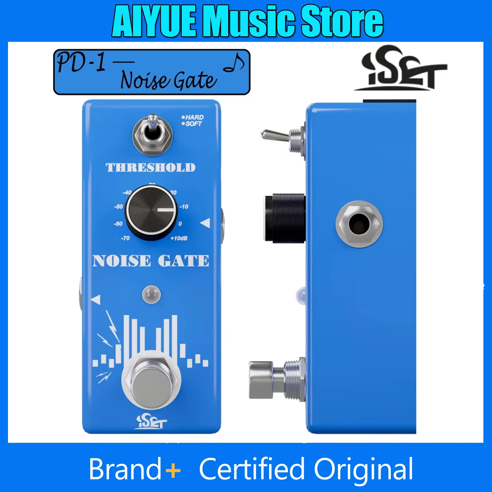 ISET تأثيرات الغيتار دواسة بوابة الضوضاء الضوضاء القامع الضوضاء القاتل تأثير الغيتار دواسة صحيح الالتفافية أجزاء الغيتار الكهربائي