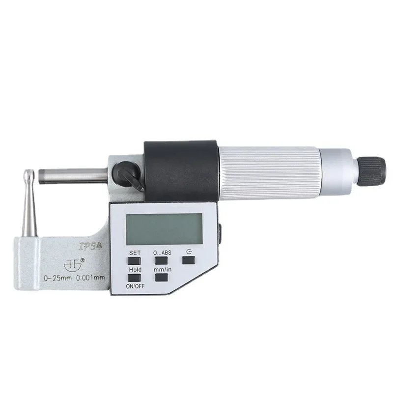 Green Digital Display Wall Thickness Micrometer 0-25 Suitable for Measuring the Wall Thickness of Each Pipe