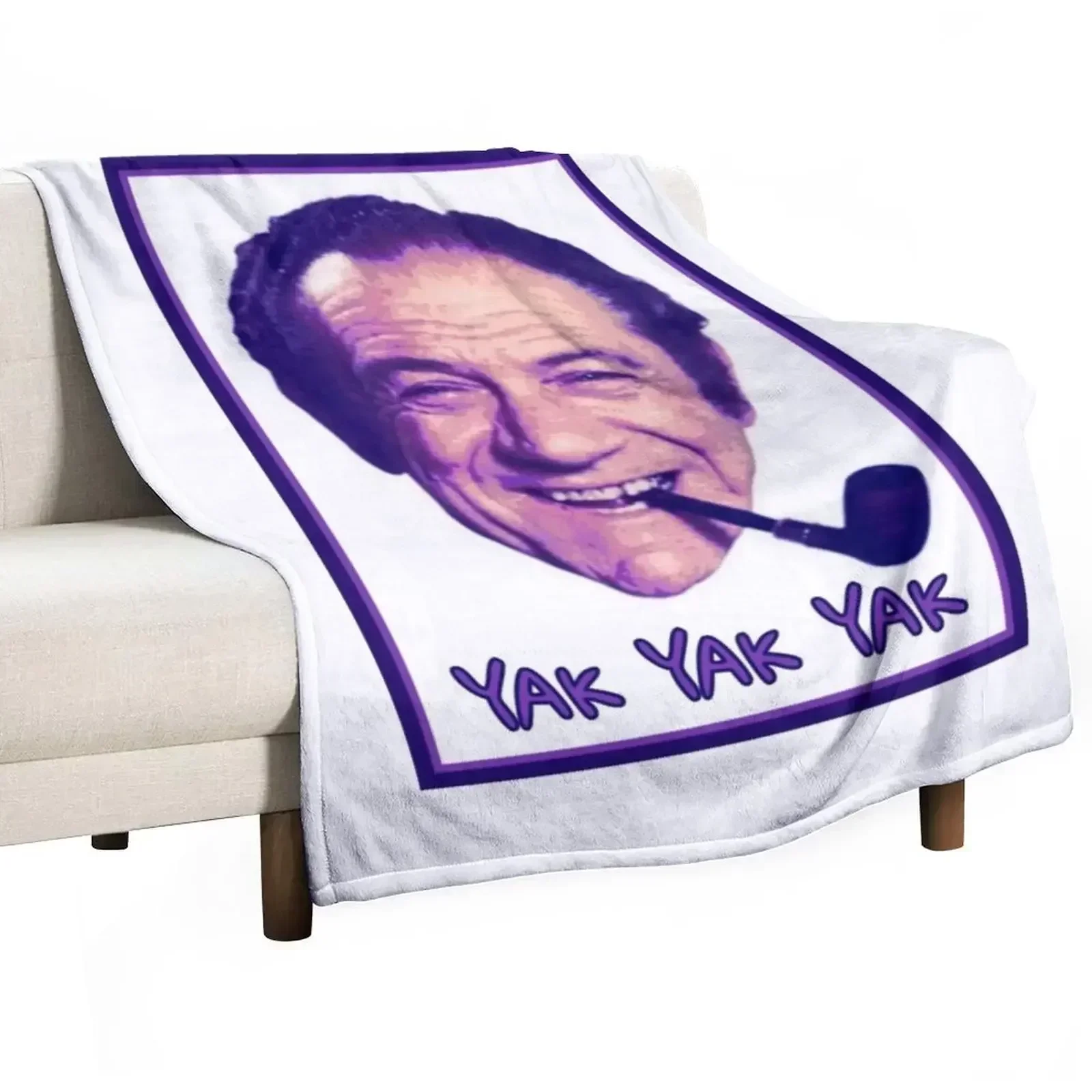 New Sid James - Carry On Films Throw Blanket heavy to sleep Flannel Soft Plush Plaid Beautifuls manga warm for winter Blankets