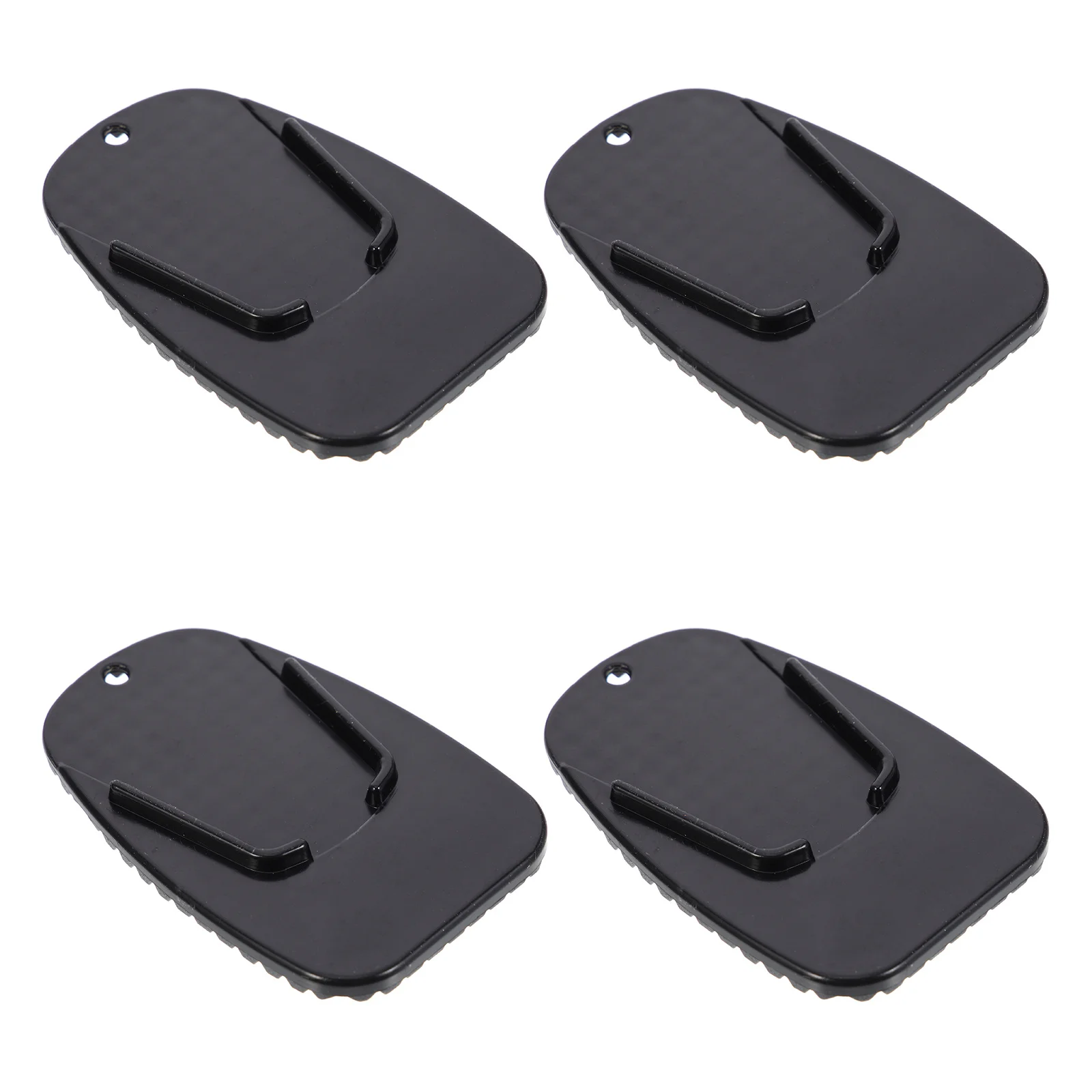 

4Pcs Side Stand Foot Pad for Motorcycle Kickstand Plate Black Large AntiCorrosion Accessories ParkingRack SupportPad