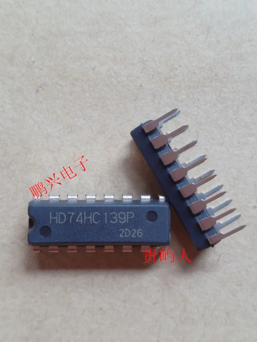 10PCS  HD74HC139P 74HC139  IC  DIP-16