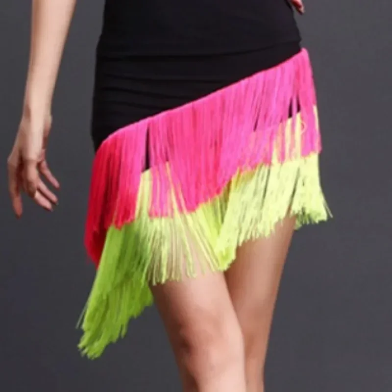 Short Skirt Stage Performance Clothing Fitness Clothing New Dance Clothing Latin Tassel Skirt Female Adult