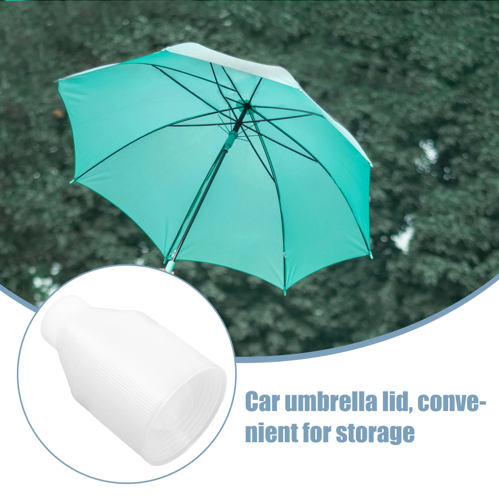 

Compact Waterproof Umbrella Sleeve for Stick Umbrellas Drip-Free Design Reusable Protective Cover Portable Rain Accessory