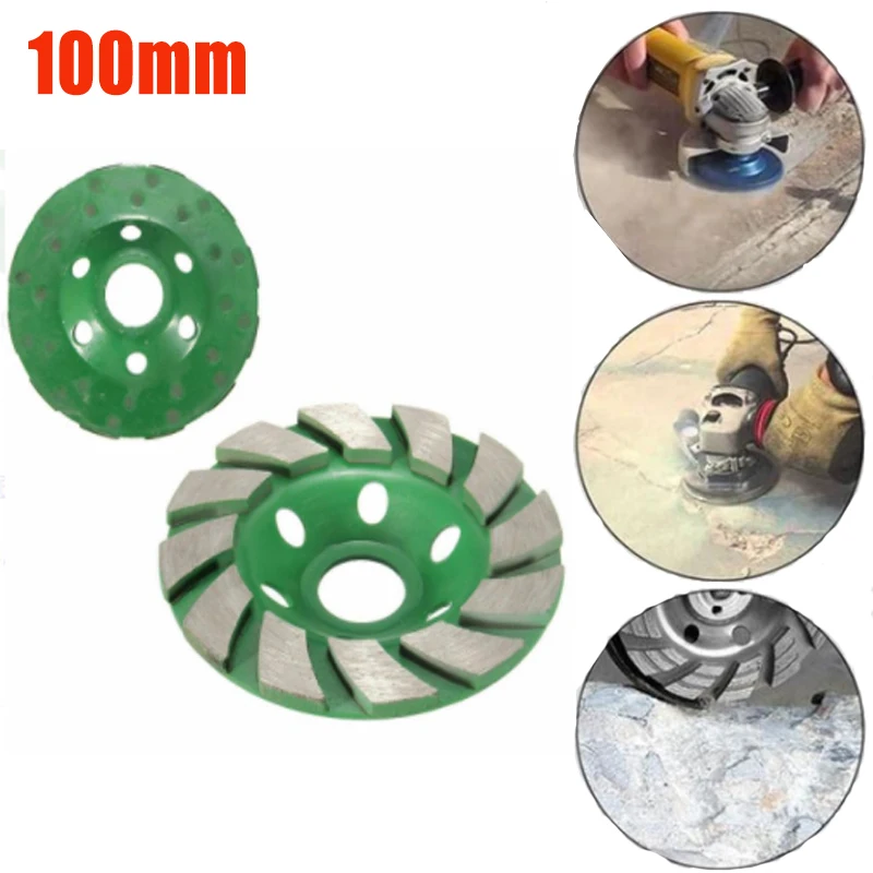 1 pz mola disco intaglio del legno disco ciotola forma tazza abrasiva calcestruzzo granito pietra ceramica disco da taglio utensile elettrico