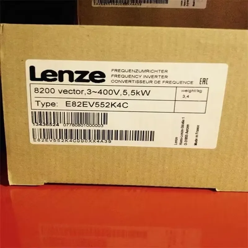 LENZE E82EV552K4C Inverter New One Expedited Shipping E82EV552_4C plc