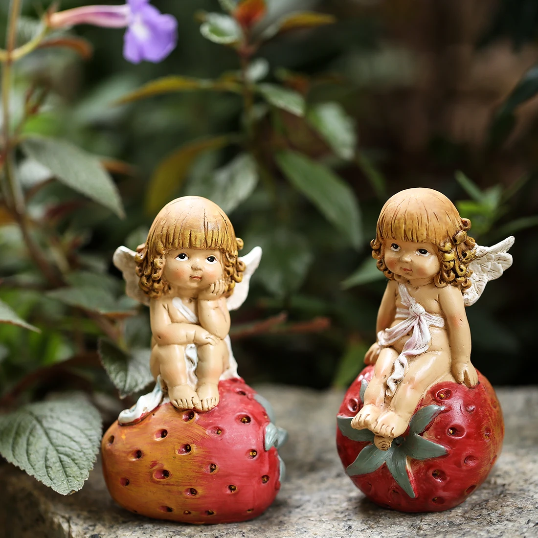 

Cute Angel Country Old Flower Fairy Strawberry Fairy Ornaments home decor aesthetic home decorations home decorators collection