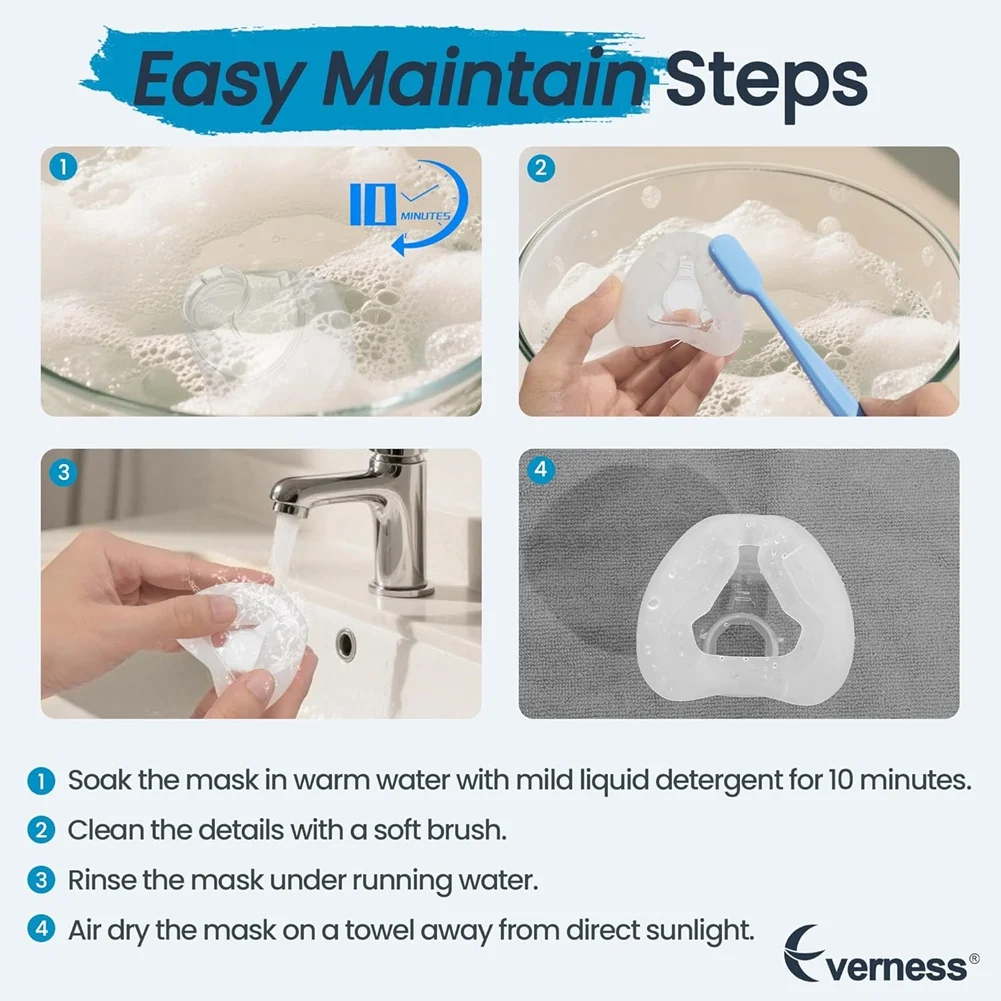 

Сменные подушечки для Airfit N20 Medium, 3 шт. в упаковке - Принадлежности для CPAP с более мягким силиконовым наполнителем (M)-ABQU