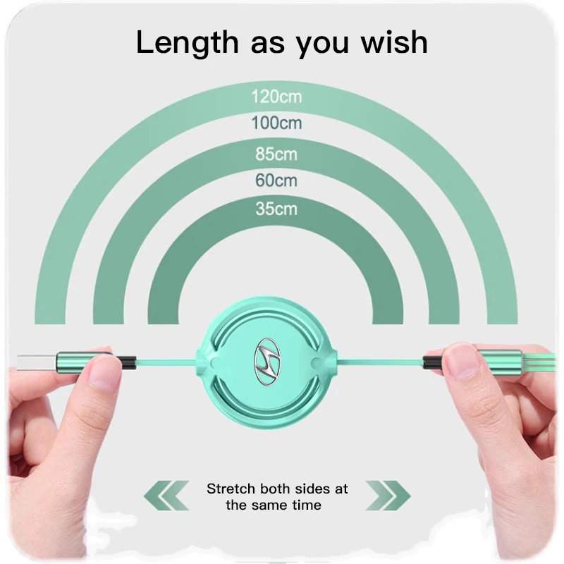 رأس شاحن سيارة 3 في 1 كابل بيانات شحن USB Type-C لشركة Hyundai NLINE I30 I20 مكان توكسون كونا IX35 I40 IX20 ملحقات السيارات #5
