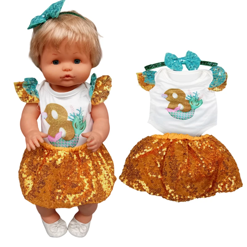 40cm Bebe Doll Clothes for 16-inch Nenuco Winter Plush Suit Ropa Y Su Hermanita Doll Rompers Accessories