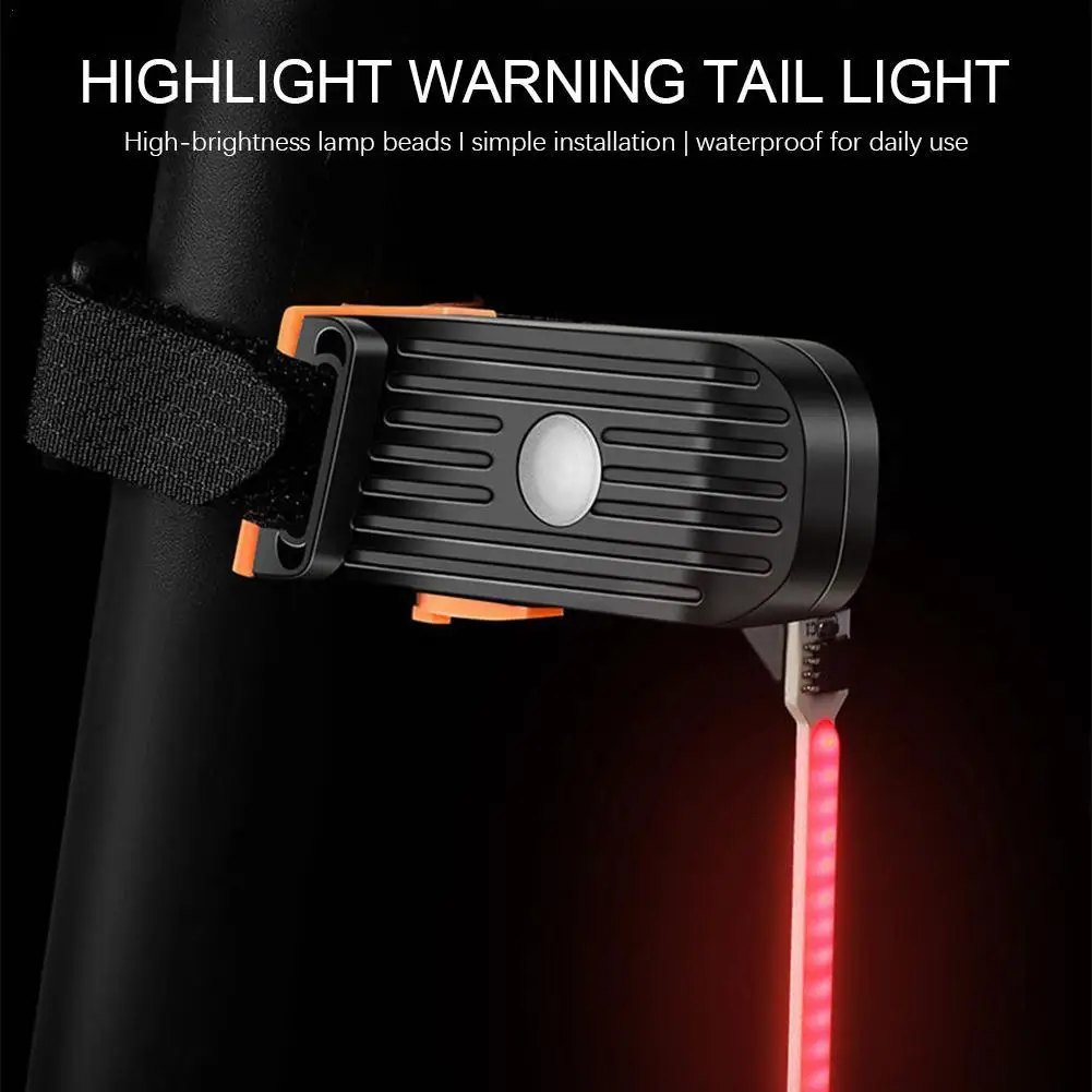 

New Bike Tail Light Rechargeable USB Bicycle Rear Cycling Lights Photon Drop Light For All Bicycle Seating Posts