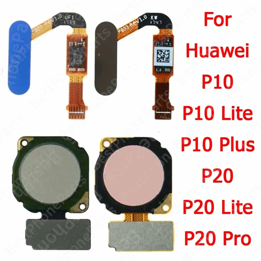 Finger Print Scanner For Huawei P20 Pro P10 Plus P20 Lite New Home Button Touch Menu Fingerprint Sensor Flex Cable