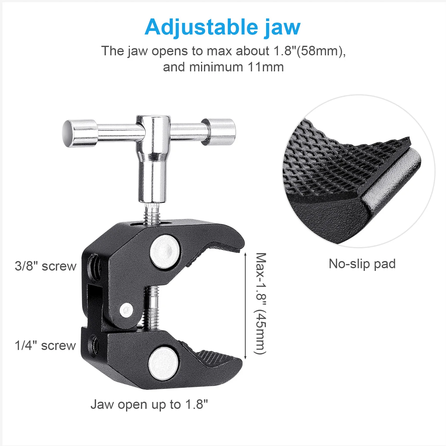 FOMITO 11 بوصة توضيح الذراع السحري مع مشبك فائق قابل للتعديل لكاميرا DSLR Rig LCD Monito LED الفيديو الضوئي #4