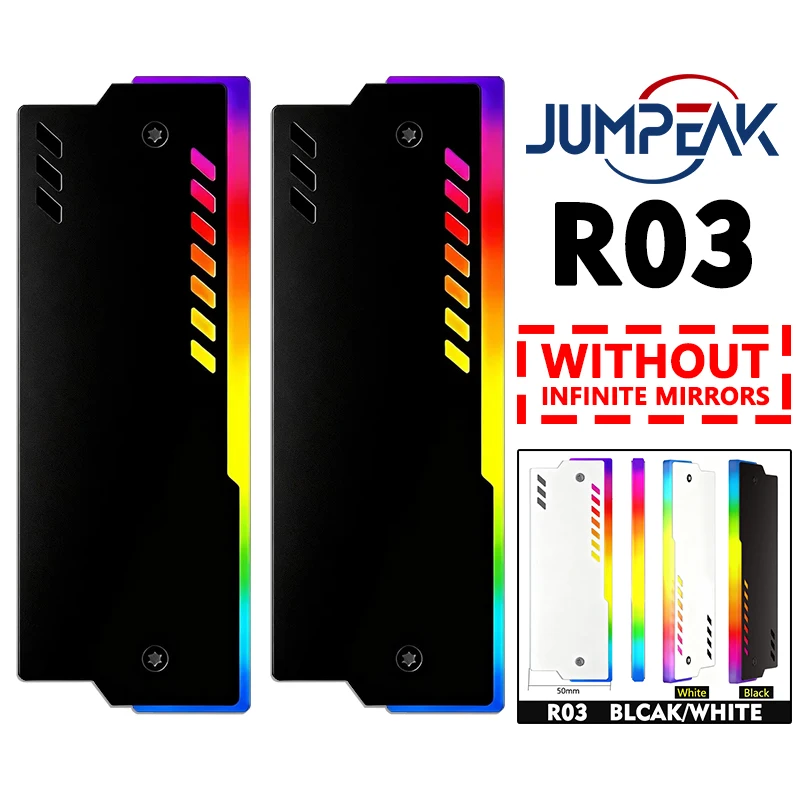 Jumpeak Computer DDR4 DDR5 5V ARGB Sync Memory Module Radiator PC RGB Colorful Ram Cooler Heatsink Cooling Shim Armor image 3