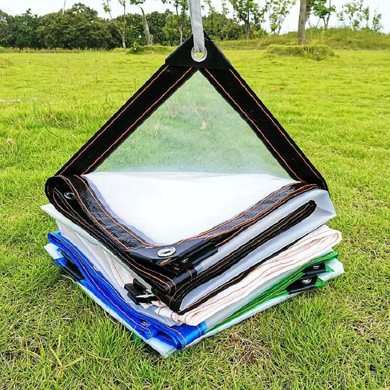 6 Line Customizable PE Transparent Rainproof  Cloth Portable Folding Tents Shelter Waterproof Outdoor Awnings