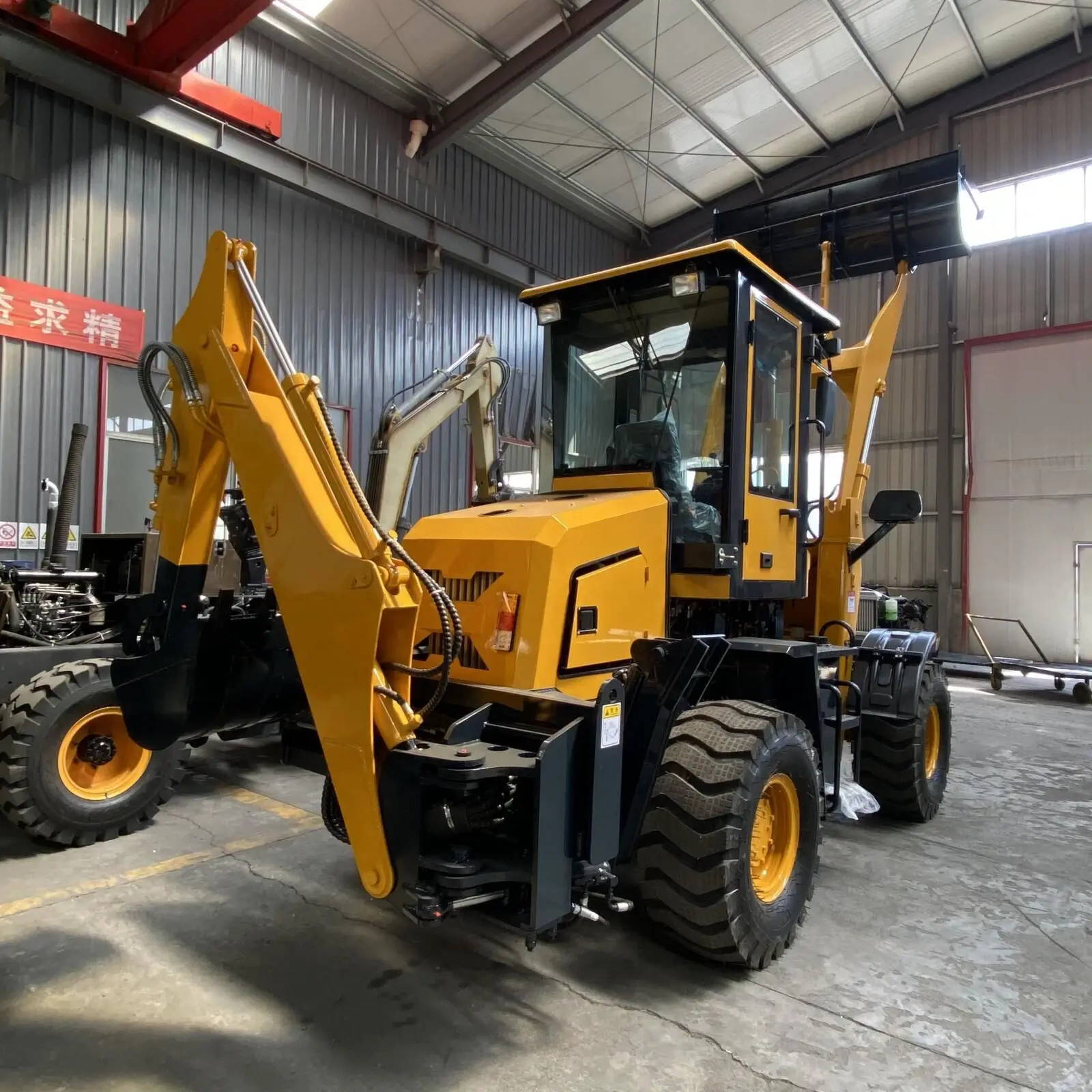 China factory direct sales backhoe loader high quality large construction machinery  price discount