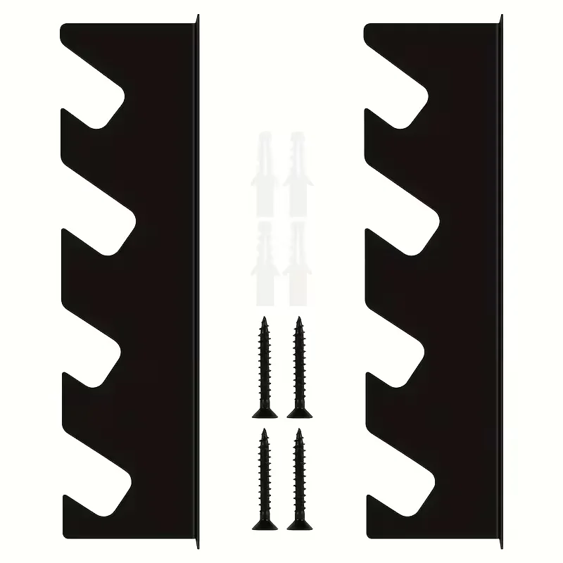 Garage Tool Organizer Wall Mount, Shed Yard Organization Racks for Walls, Horizontal Tool Racks, Shovels and Rakes, 4Floors