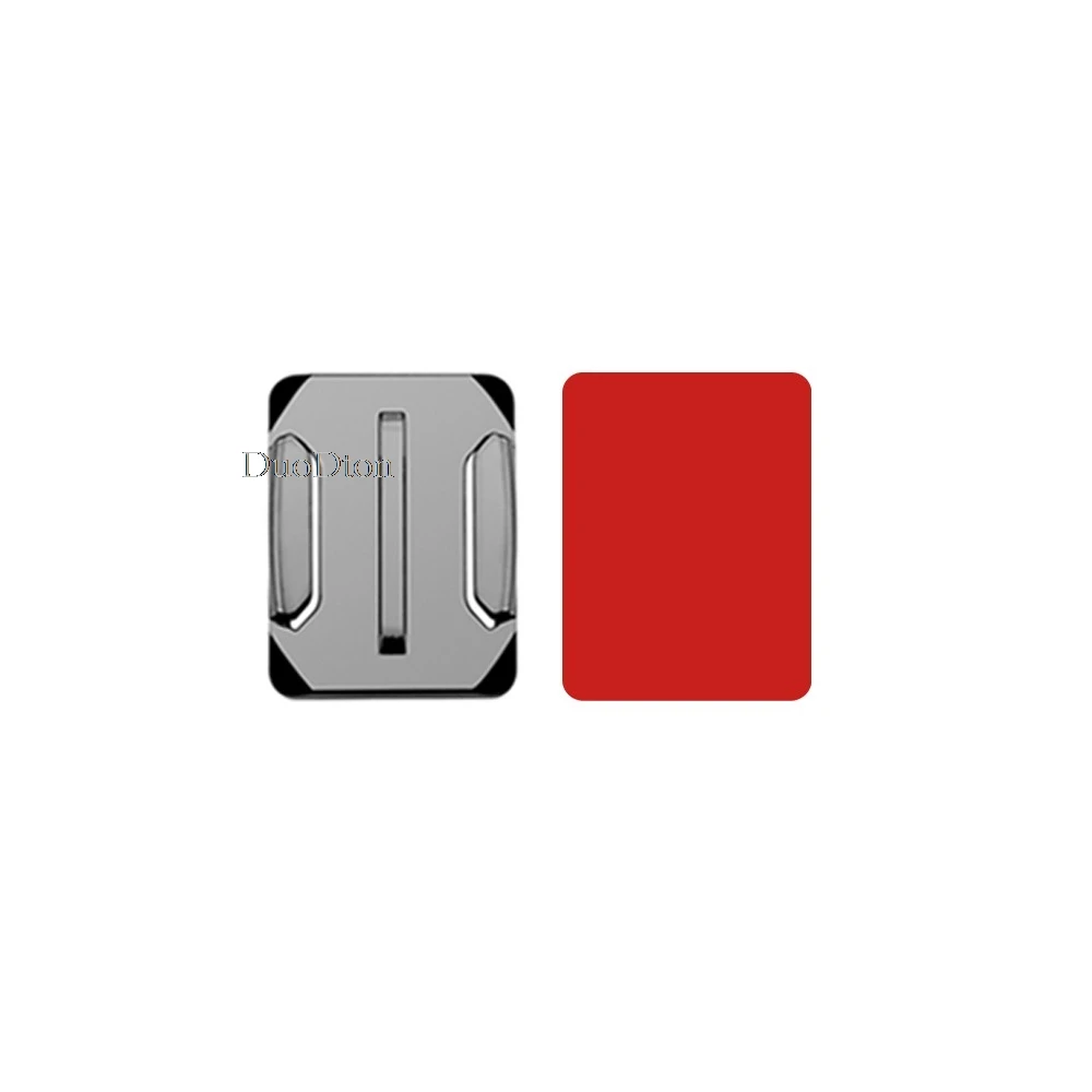 QQT 50 Pcs For Gopro Hero11 10 9 8 7 6SJ4000 Red 3 M VHB Adhesive Sticker 25 Curve 25 Flat Double Adhesive Tape Mounting helmet