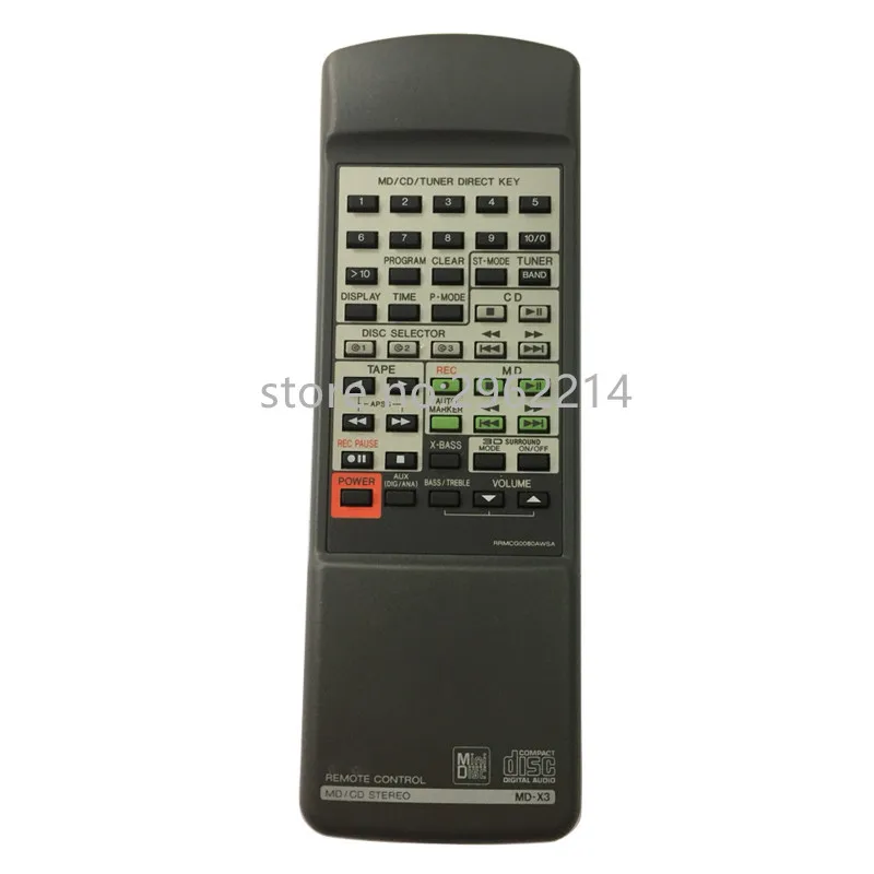 MD-X3 Remote Control For SHARP MD/CD STEREO RRMCG0080AWSA CONTROLLER