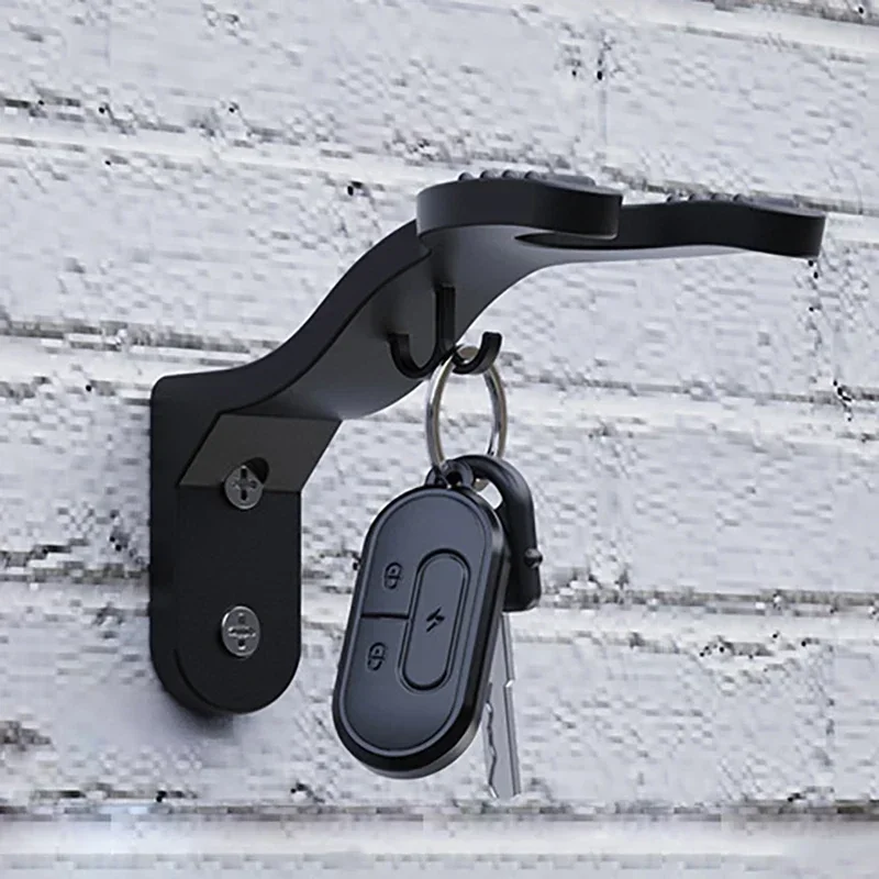 Multipurpose Motorcycle Helmet Hook Rack Wall Mount Hanger for Helmet, Jacket, Luggage, Home Kitchen Cabinet Shelf Organizer