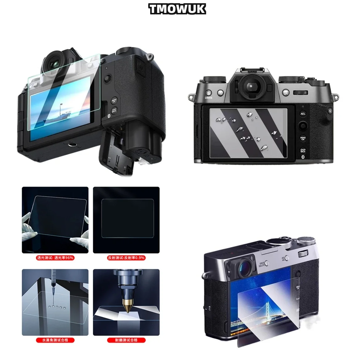 For Fujifilm XT-5 XT-4 R50 R8 XS10 X-100V Pro3, Edge-to-Edge Coverage Film, Provides Comprehensive Protection.