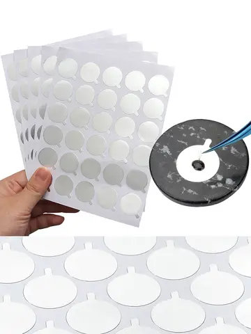 150Pcs Tin Foil Glue Pads Eyelash Extension Stickers Glue Holder Pallet Paper Lashes Stickers Beauty MakeupTool