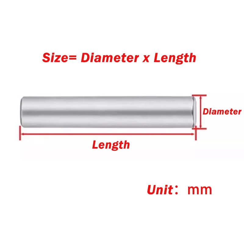 HRC58-62 Bearing Steel Solid Cylindrical Dowel Pins  M2 M2.5 M3 M4 M5 GB119 High Hardened Locat Fixed Parallel Pin