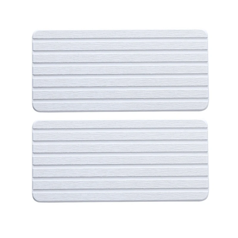 2 PCS Water Absorbent Diatomite Coasters Rectangle, Water Absorbing Stone Used For Hand Soaps & Plants & Toiletries