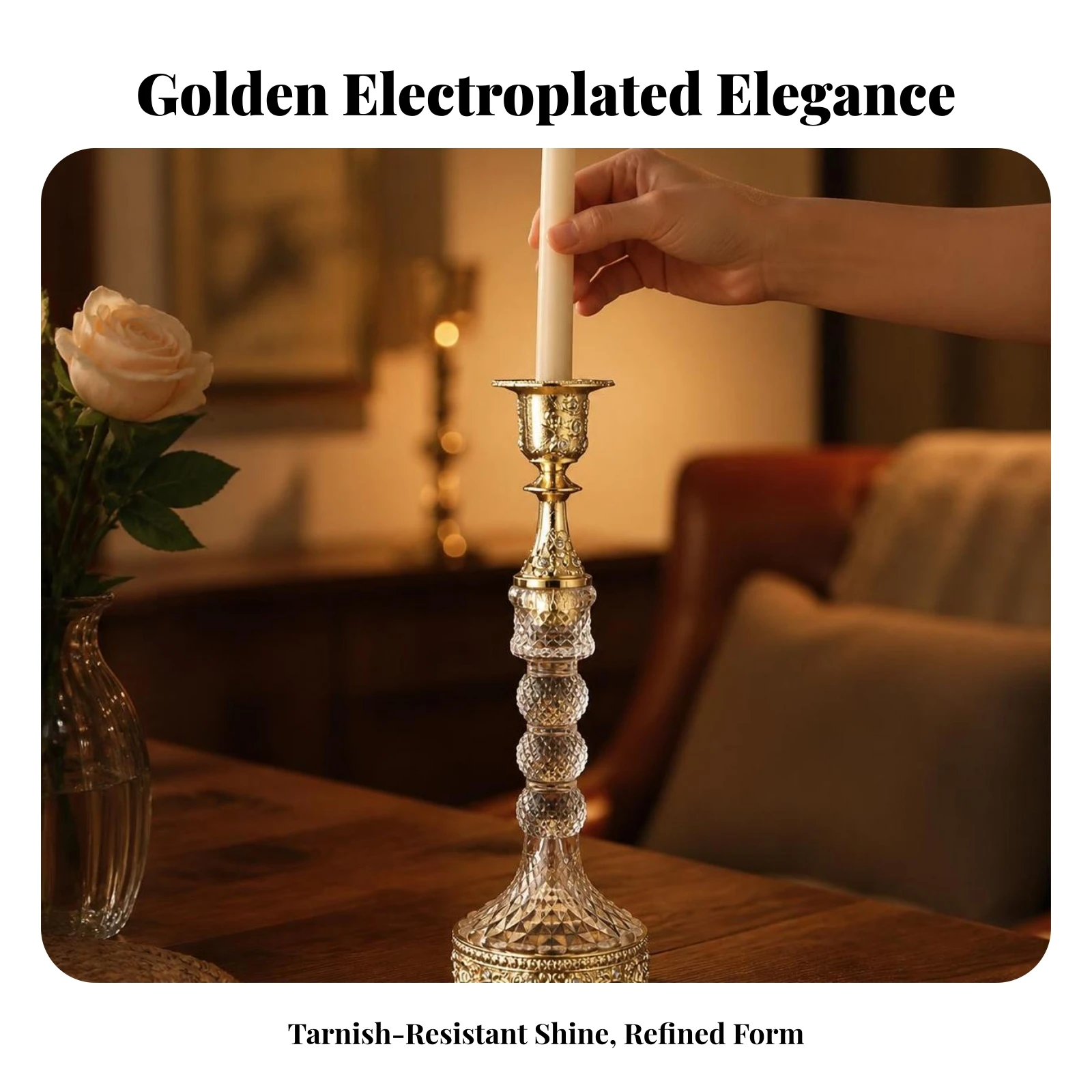 Candle Holder with Pedestal Ba - Candle X 评论和价格