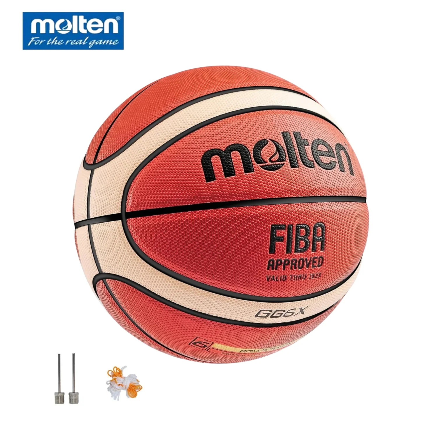 

Molten ball SIZE6 7,original GG6X Basketball, PU Training Basketball,Kids Adult Basketball,Complimentary ball needle network