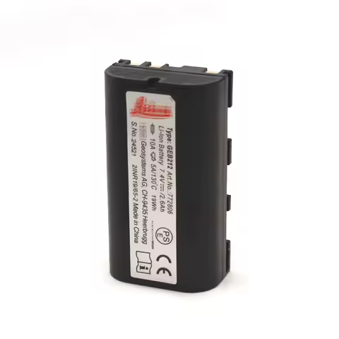 7.4v 2600mAh Li-ion battery GEB212 for Leic TS02 TS06 TS09 TPS1200 series total station