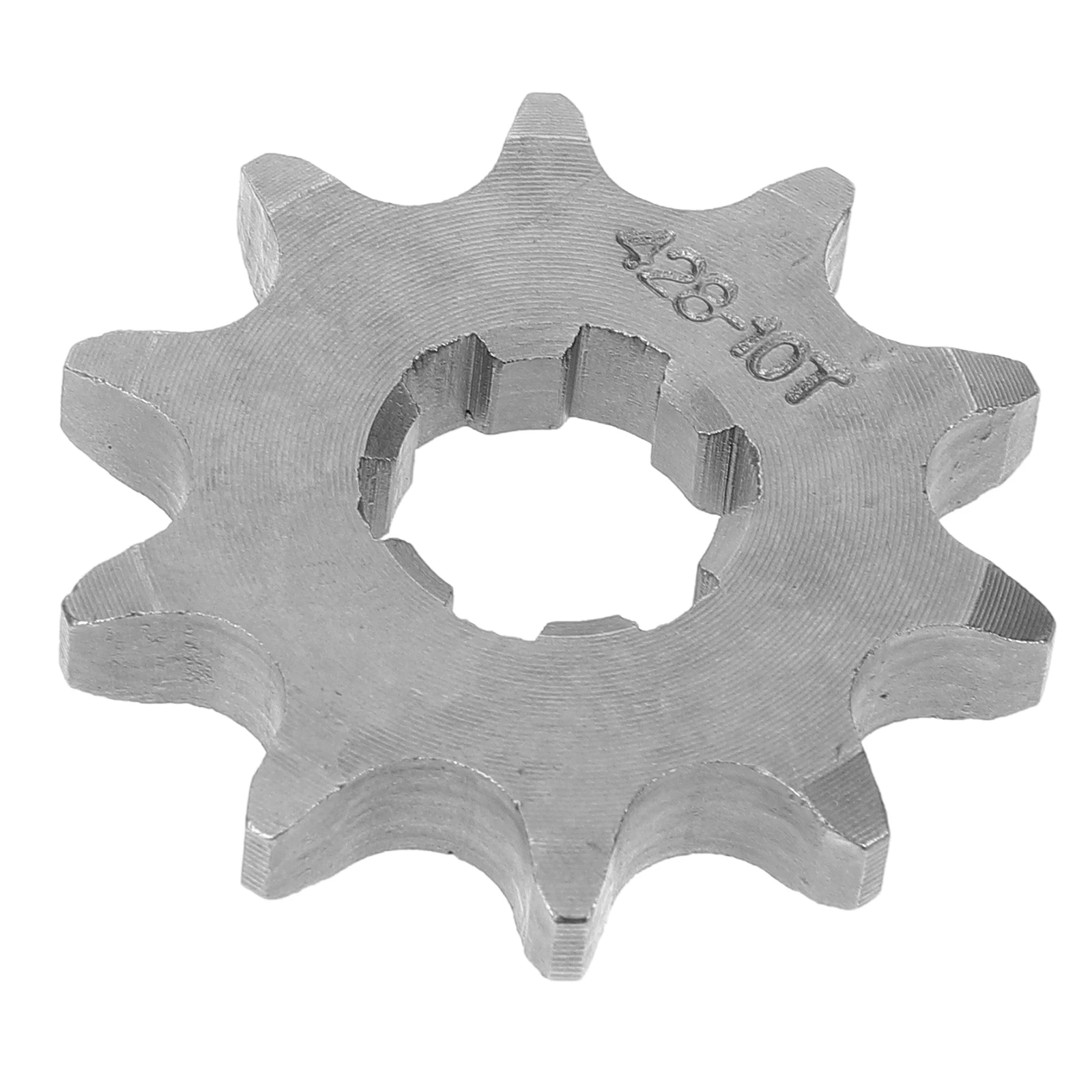 

High Quality Engine Chain Sprocket Motorcycle Front Sprockets Durable Transmission Gear ATV Compatible Silver Horizontal Links