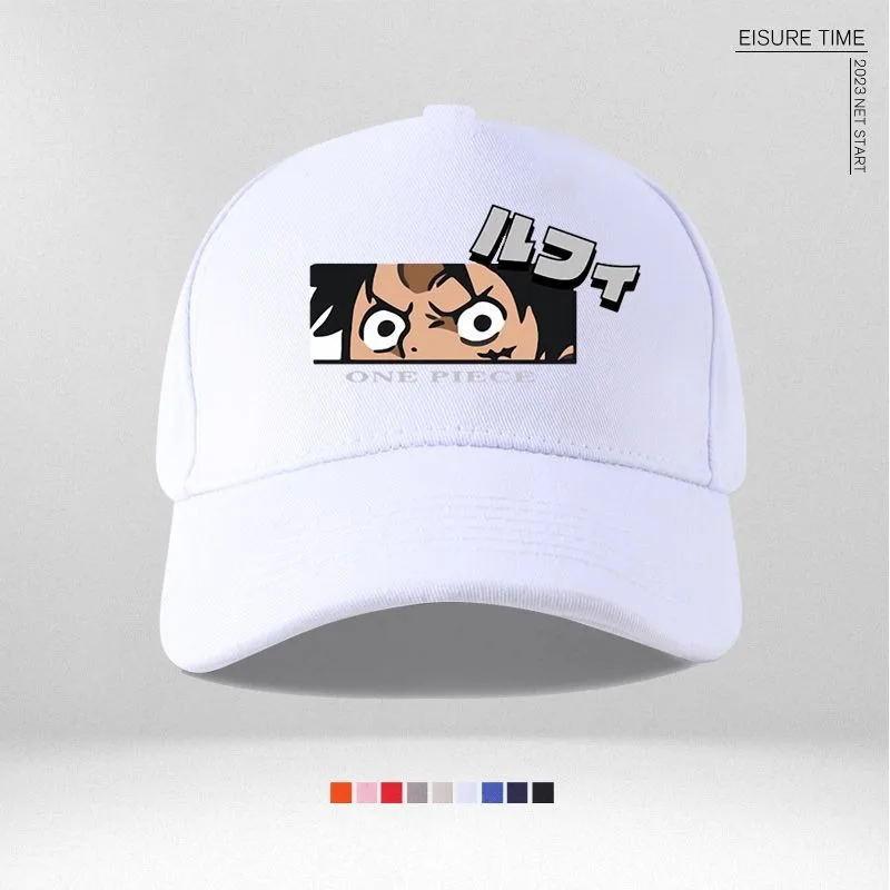 Anime One Piece Luffy Sauron Cartoon Cute Peaked Hat Fashion Trend Outdoor Sports Sun Protection Children's Baseball Cap