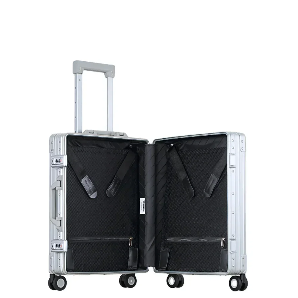 

Hot Sale 2024 Aluminum Full Hand Case Box With Wheels Camera Case Box With Foam Divider