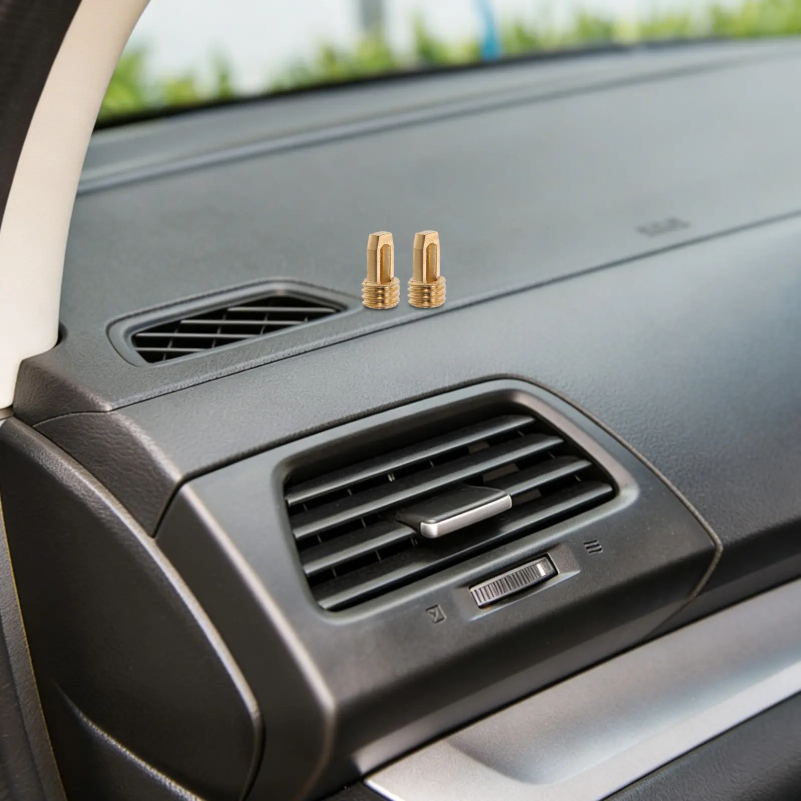 30Pcs Air Conditioning Thimble Valve Refrigerant Adapter Fittings Ac Charging Accessories Manifold Gauge Valve Pack for Car Ac