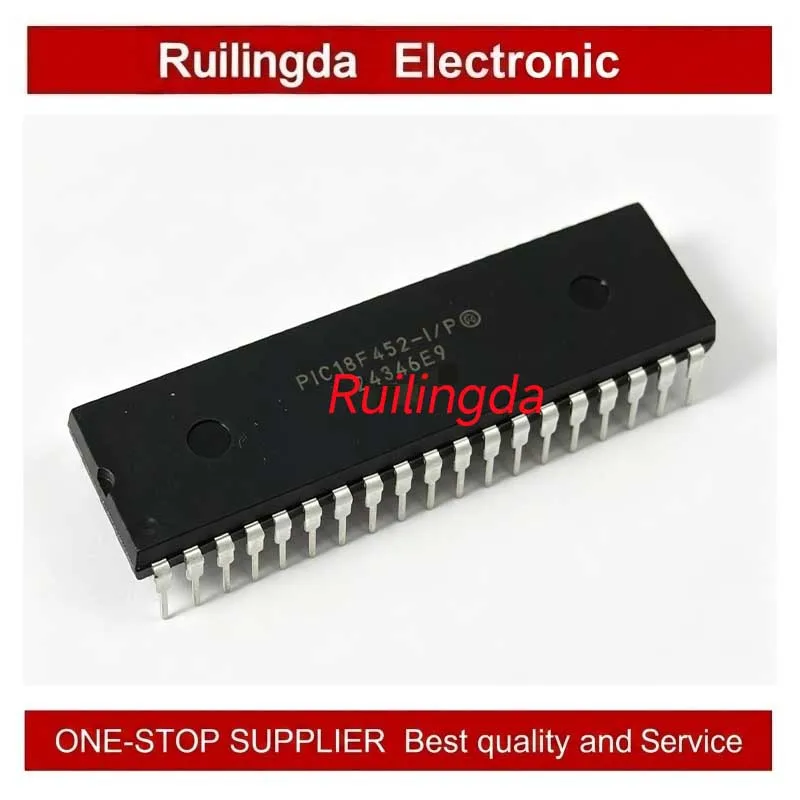 Microchip PIC18F452-I/P 8-bit Microcontroller Original New Chip for Internet of Things (IoT) Applications