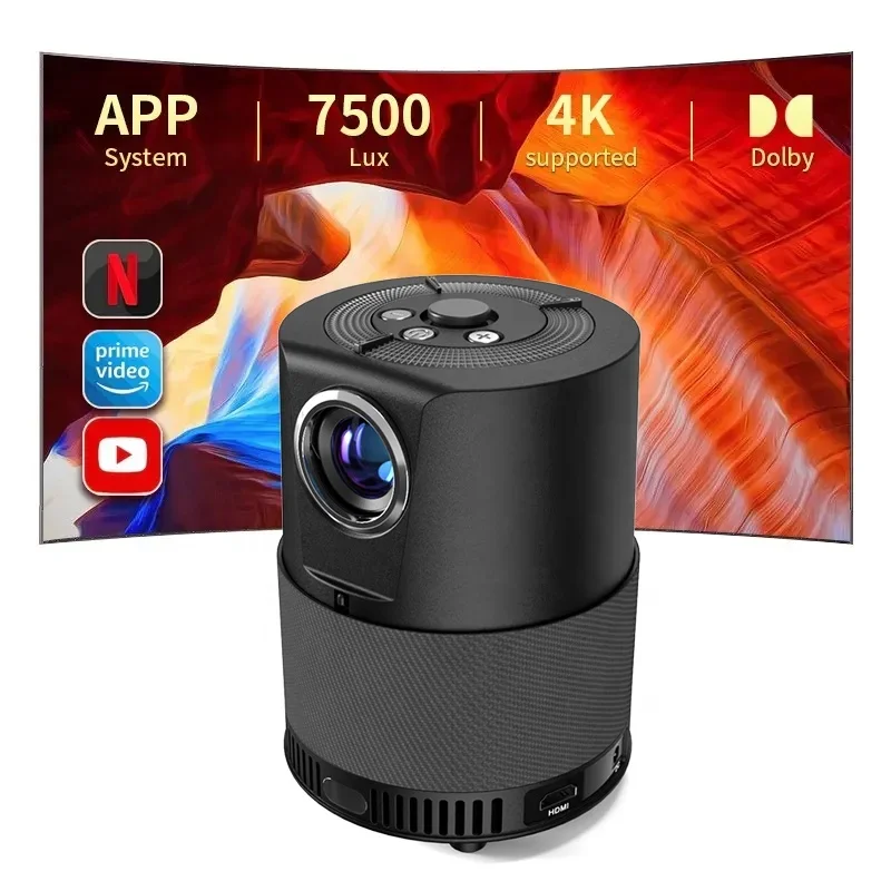 YYHC-Hot selling Daytime Light on Projectors smart android proyector outdoor 4k wifi wireless projector