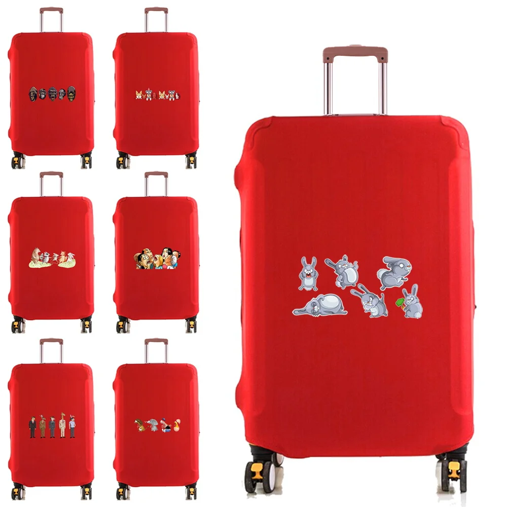 

Luggage Cover Protector Elastic Dust Case Suitcase Dust Cover Fit 18-28 Inch Trolley Baggage Travel Accessories cartoon Print