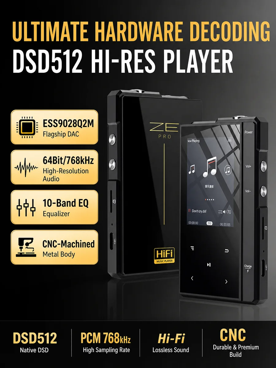 Z6 Pro, Pemutar Musik HIFI den - Music Audio Pro ulasan dan harga
