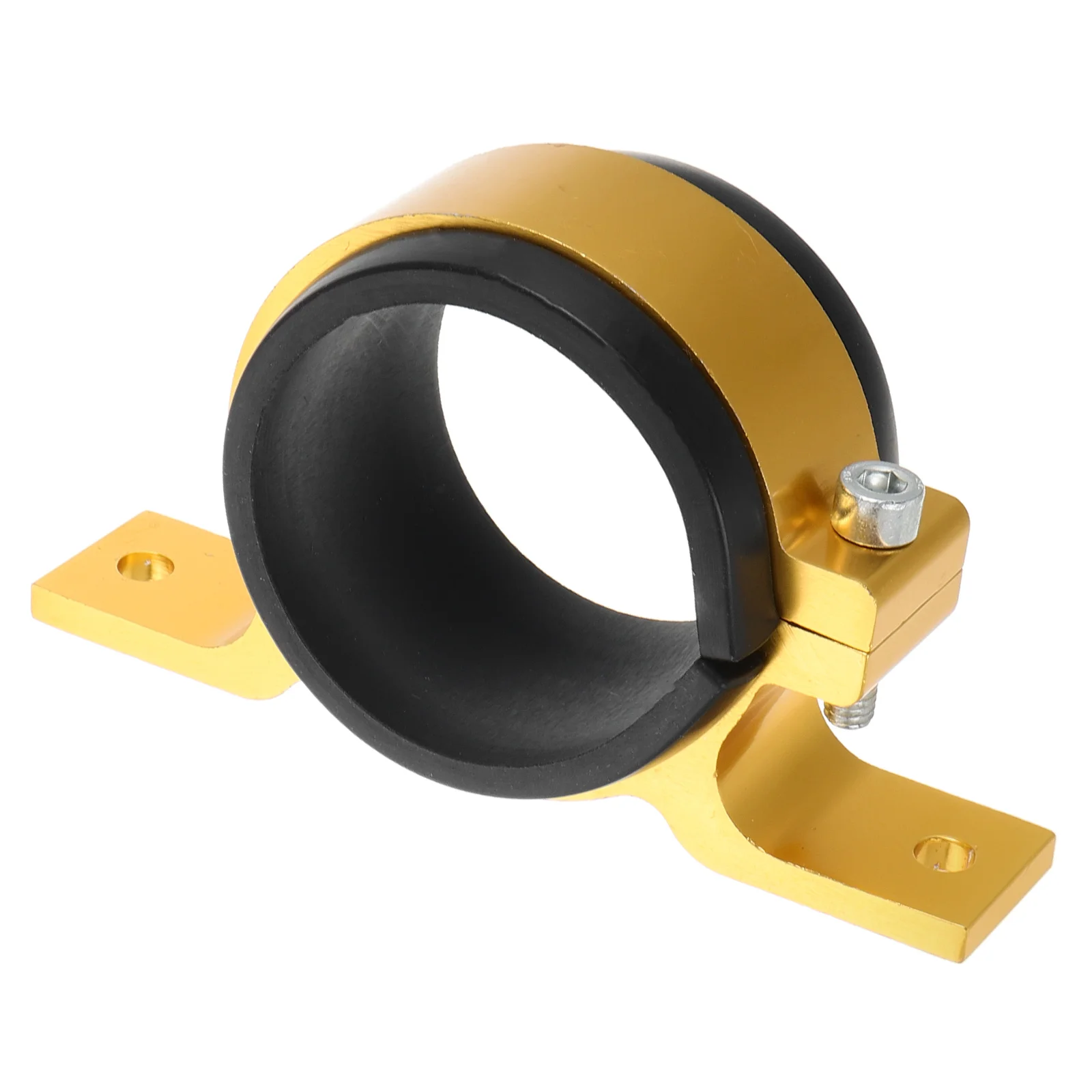 

58MM Oil Pump Bracket Racing Car Clamp Metal Mount Golden Quick Installation Fuel Pumps Stable Fit Automotive Durability Stylish