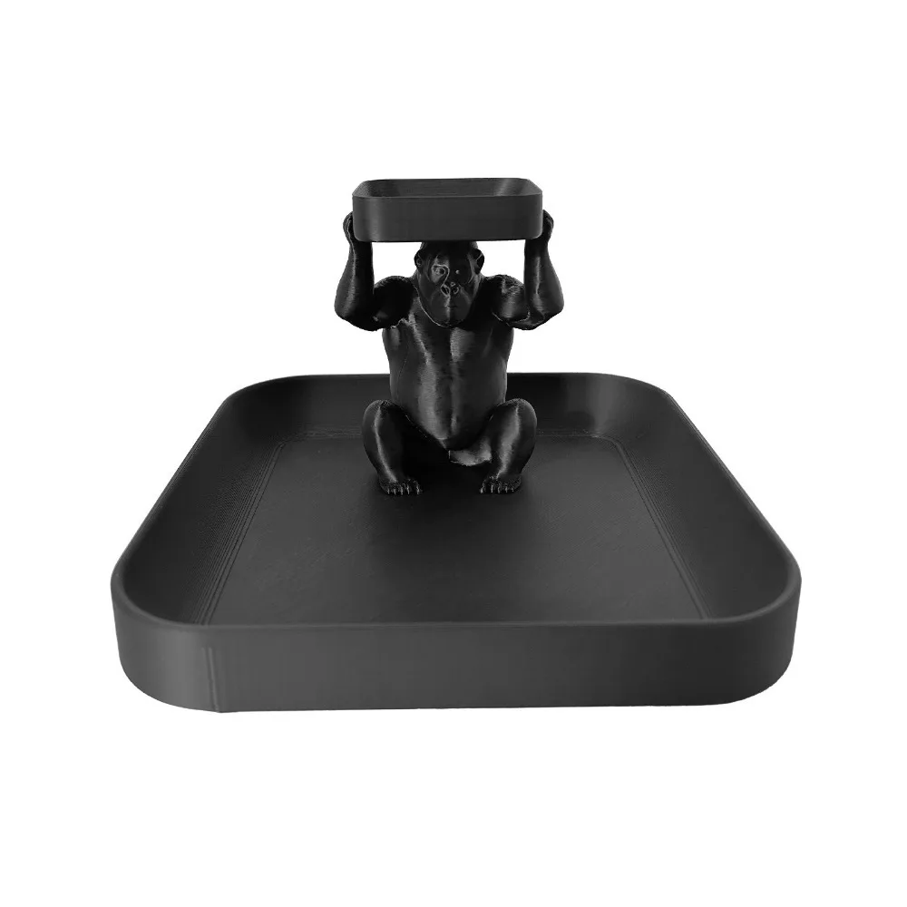 

Practical Plastic Gorilla Storage Tray Cute Decorative Gorilla Tray Ornament Unique Key Storage Tray Living Room